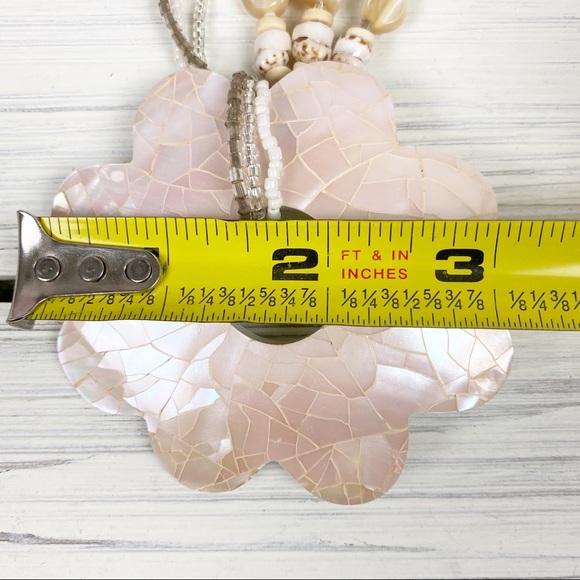 Bohemian Style Boho Floral Statement Necklace - Picture 9 of 10